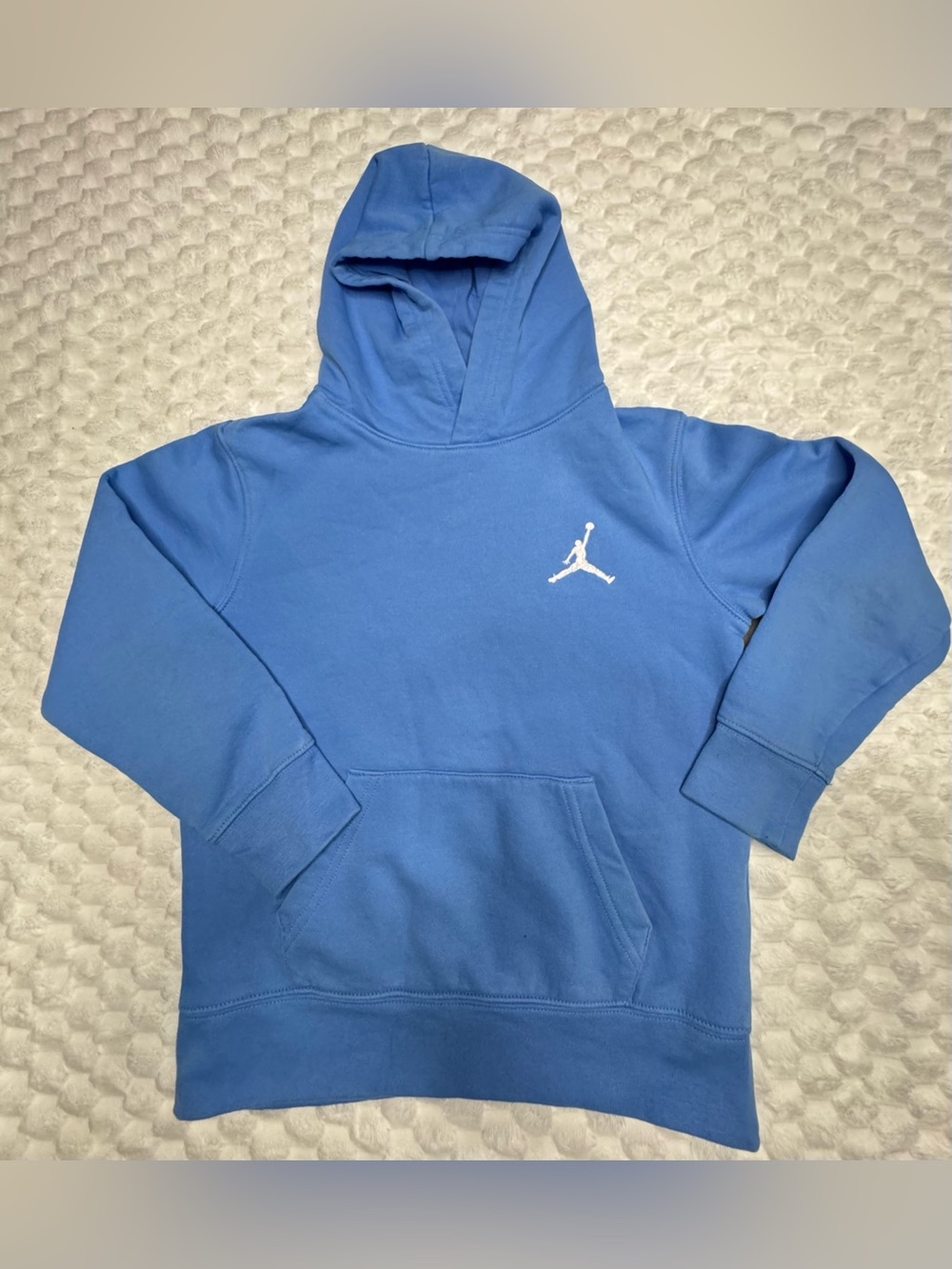 Jordan Light Blue Hoodie with White Jumpman